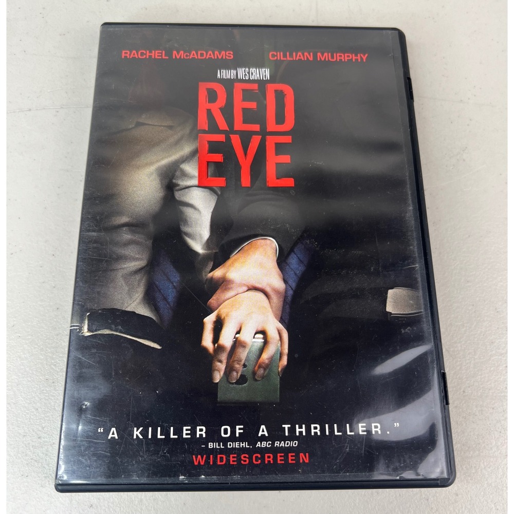 Red Eye DVD 2005 Wes Craven Rachel McAdams Cillian Murphy Widescreen WORKS